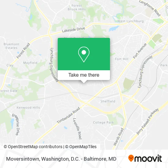 Moversintown map