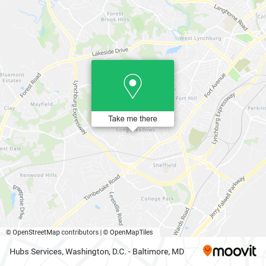 Mapa de Hubs Services