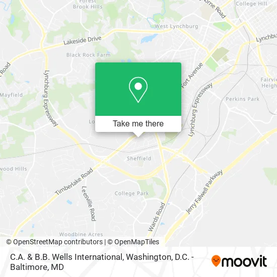 C.A. & B.B. Wells International map