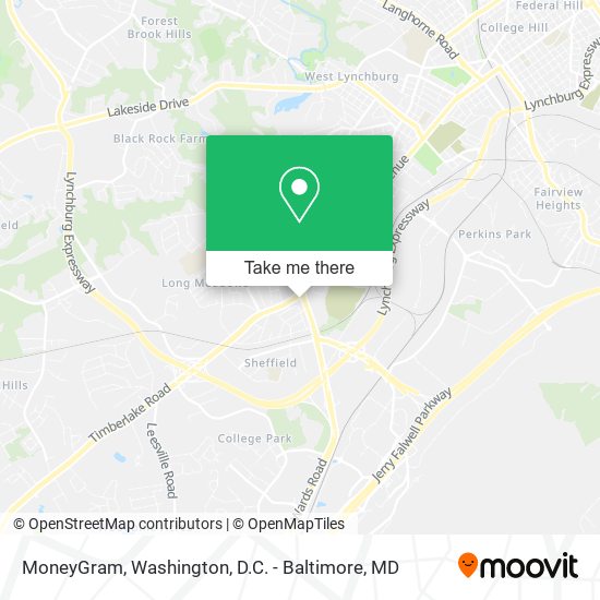 MoneyGram map