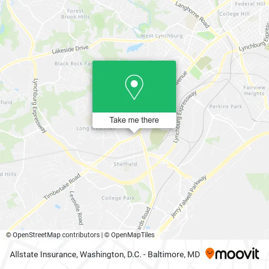 Allstate Insurance map