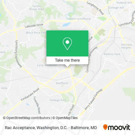 Rac Acceptance map