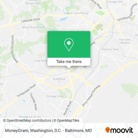 MoneyGram map