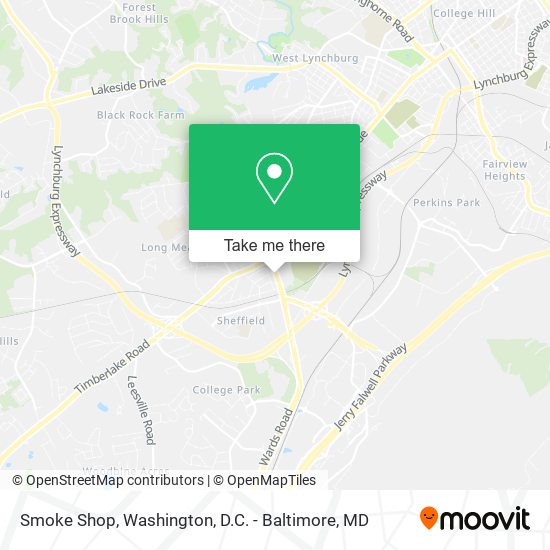Smoke Shop map