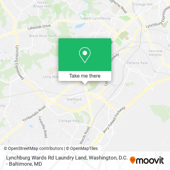 Lynchburg Wards Rd Laundry Land map