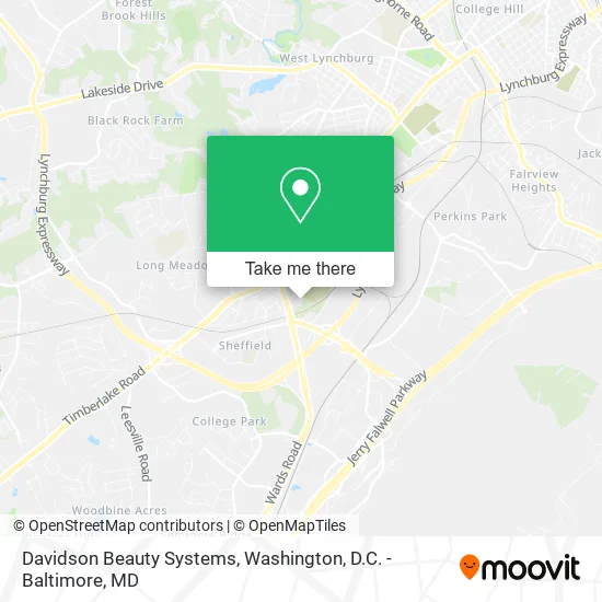 Davidson Beauty Systems map