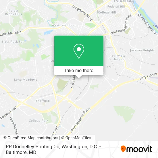 RR Donnelley Printing Co map