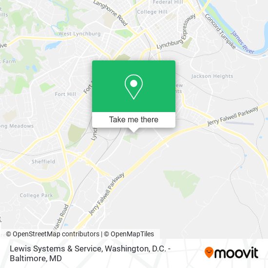 Lewis Systems & Service map
