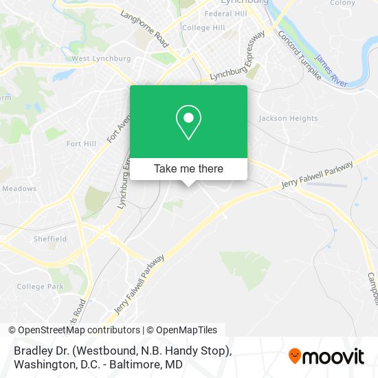 Mapa de Bradley Dr. (Westbound, N.B. Handy Stop)