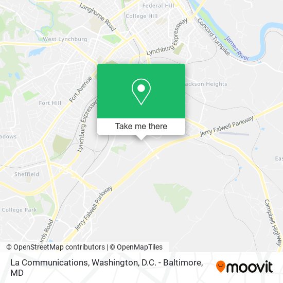 La Communications map