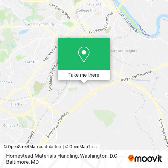 Homestead Materials Handling map