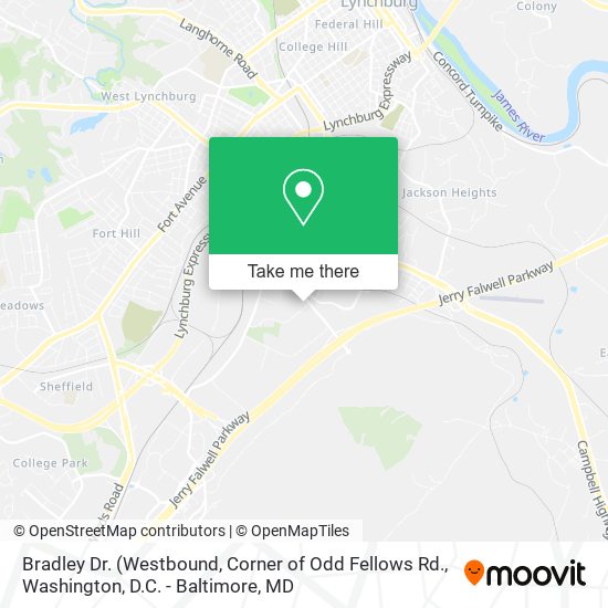 Bradley Dr. map
