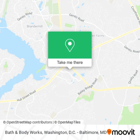 Bath & Body Works map