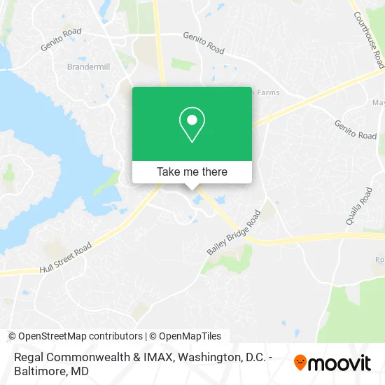 Regal Commonwealth & IMAX map