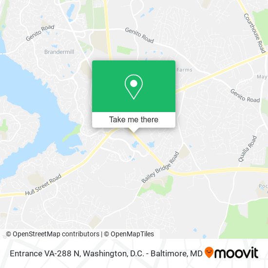 Entrance VA-288 N map