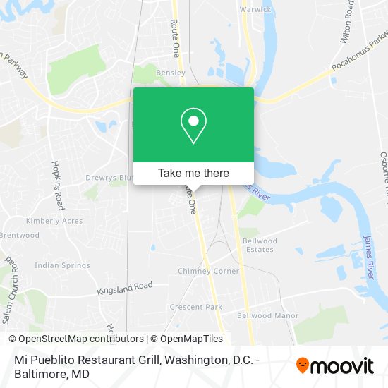 Mi Pueblito Restaurant Grill map