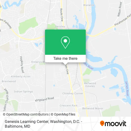 Genesis Learning Center map