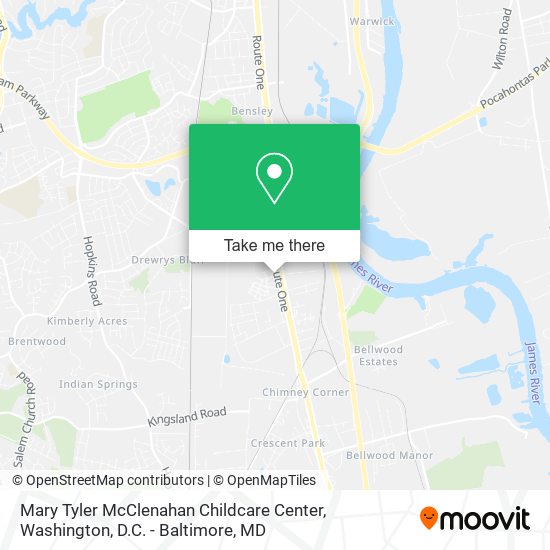 Mapa de Mary Tyler McClenahan Childcare Center