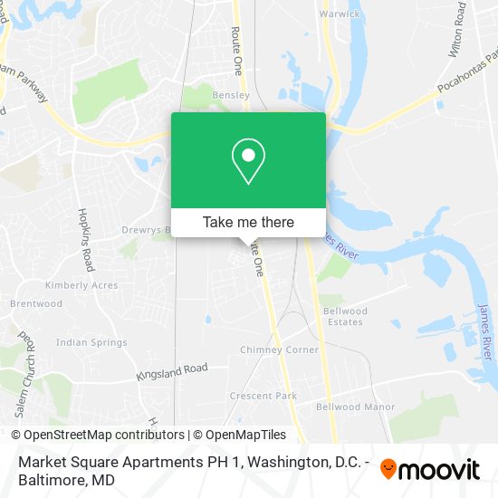 Market Square Apartments PH 1 map