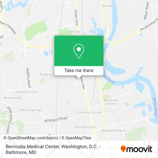 Bermuda Medical Center map