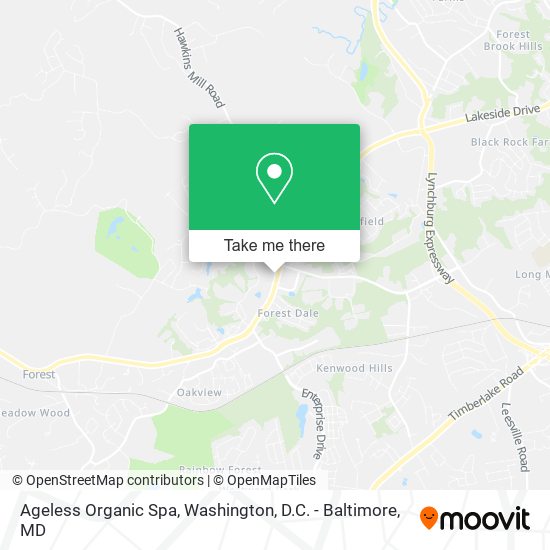 Ageless Organic Spa map