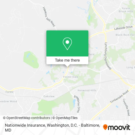 Nationwide Insurance map