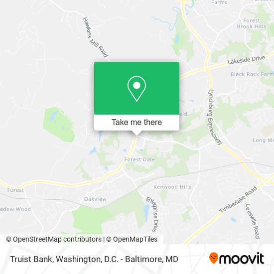 Mapa de Truist Bank