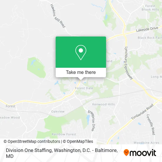 Division One Staffing map
