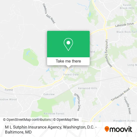M L Sutphin Insurance Agency map