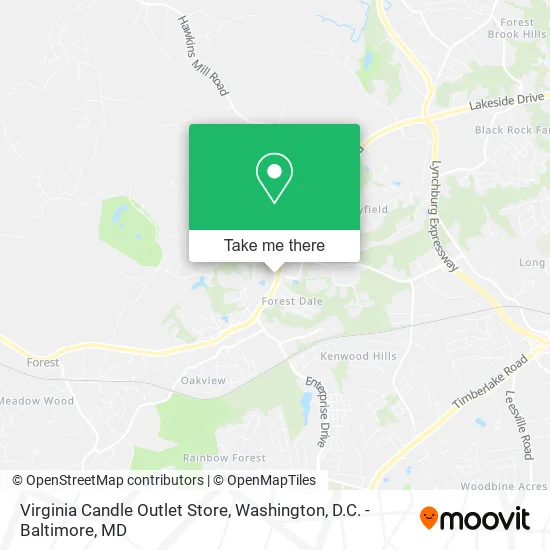 Virginia Candle Outlet Store map