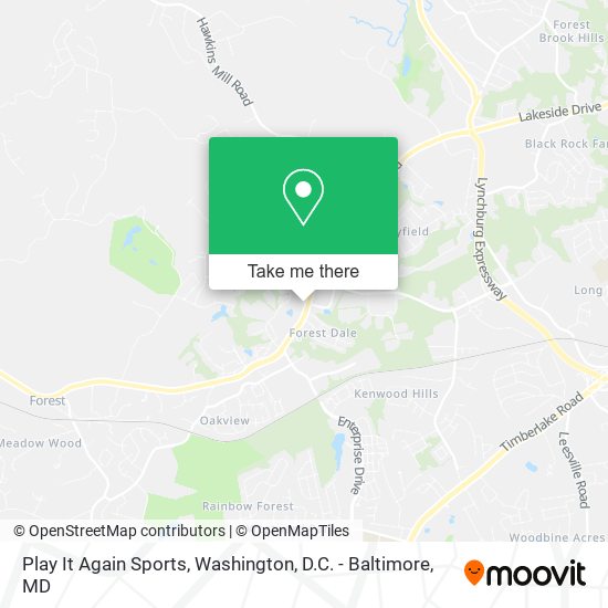 Mapa de Play It Again Sports