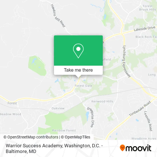 Warrior Success Academy map