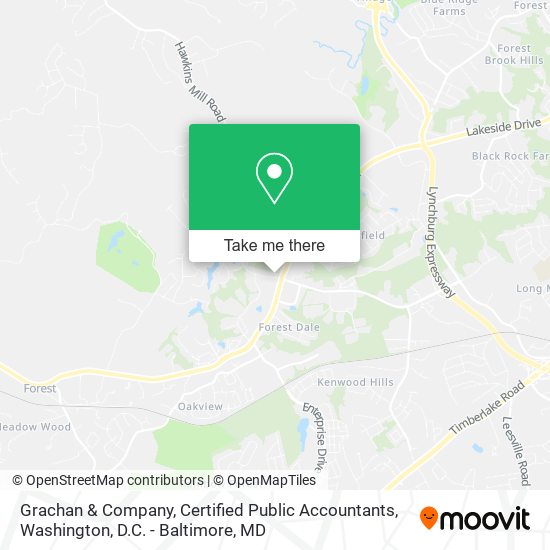 Grachan & Company, Certified Public Accountants map