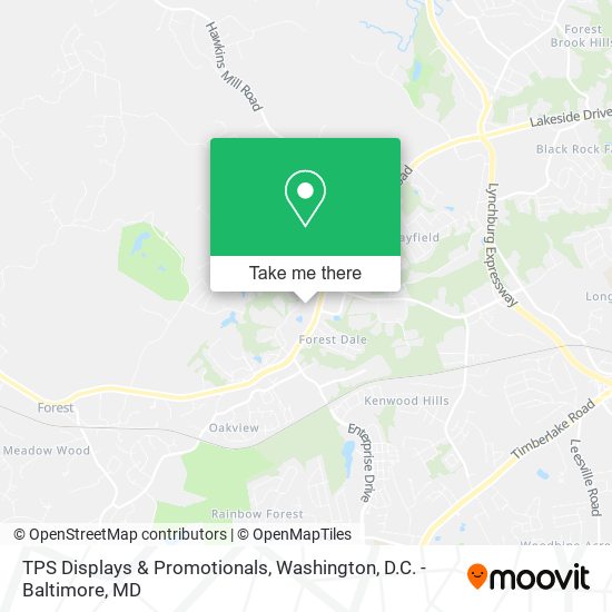 TPS Displays & Promotionals map
