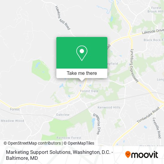 Marketing Support Solutions map