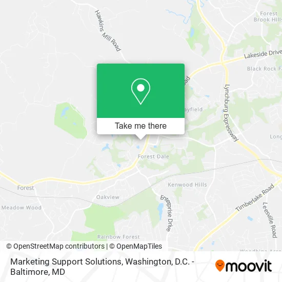 Marketing Support Solutions map