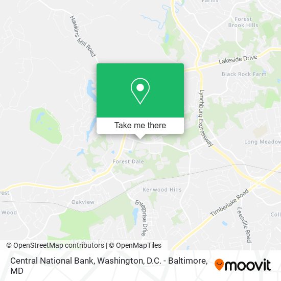 Mapa de Central National Bank