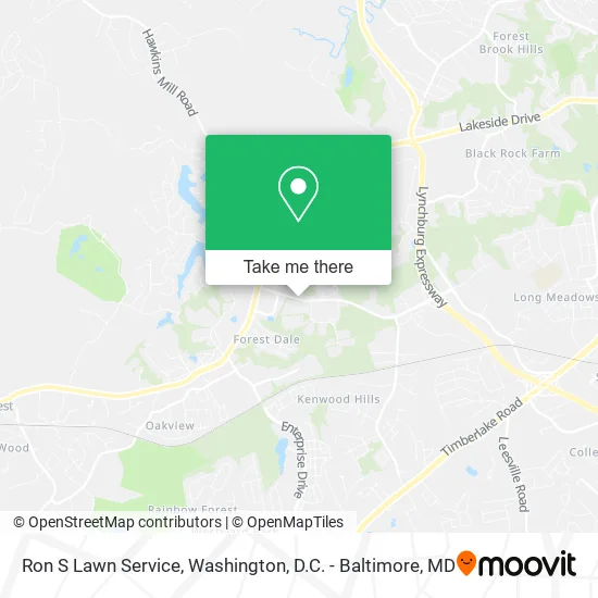 Ron S Lawn Service map