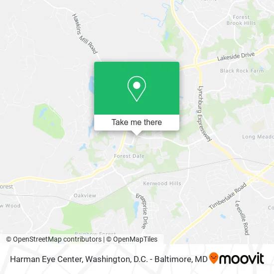 Harman Eye Center map