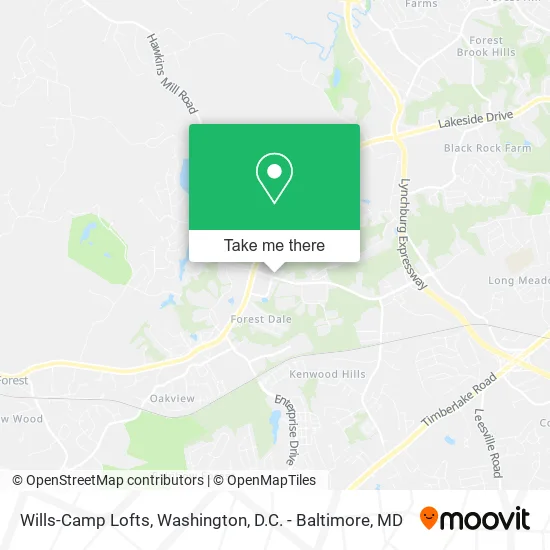 Wills-Camp Lofts map