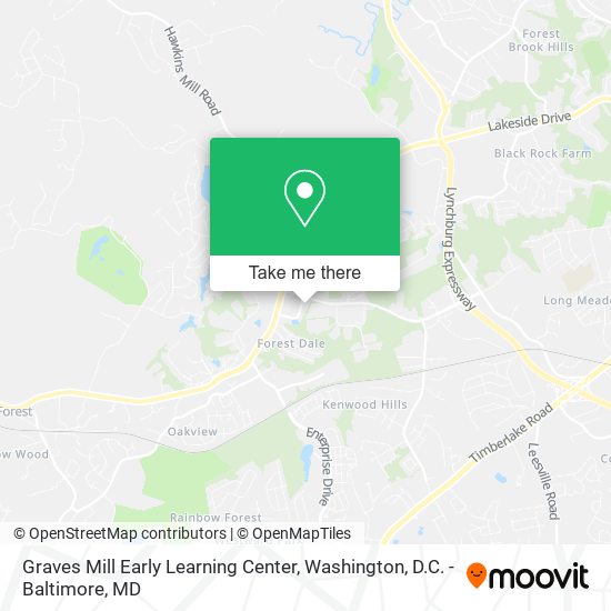 Mapa de Graves Mill Early Learning Center