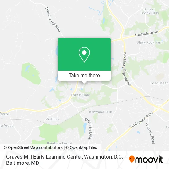 Graves Mill Early Learning Center map