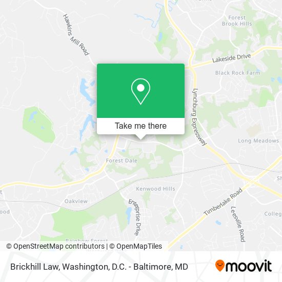 Mapa de Brickhill Law
