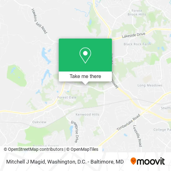 Mitchell J Magid map