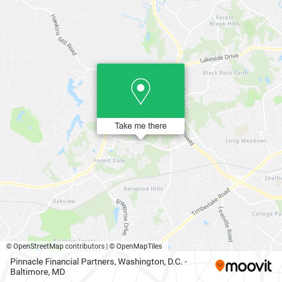 Pinnacle Financial Partners map
