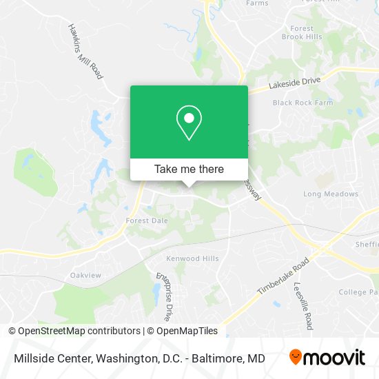 Millside Center map