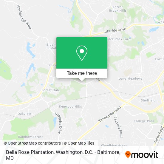 Bella Rose Plantation map