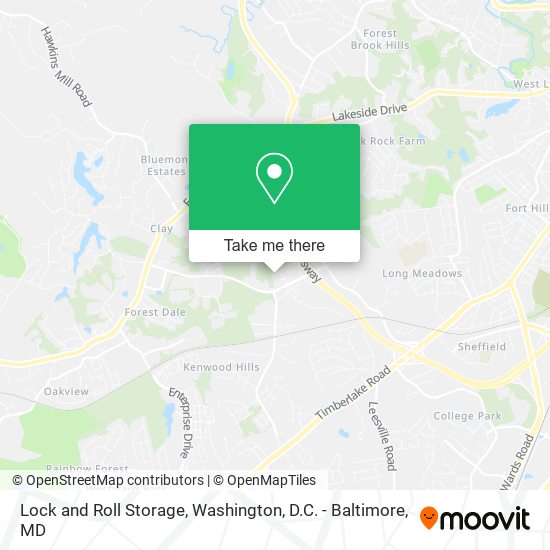 Lock and Roll Storage map