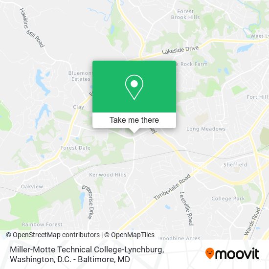 Miller-Motte Technical College-Lynchburg map