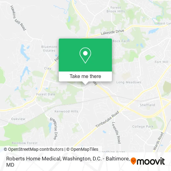 Roberts Home Medical map